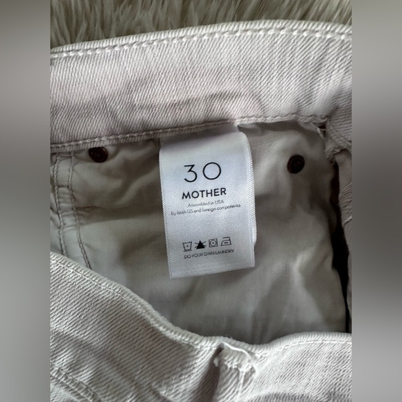 Mother Superior Denim High Waisted Rascal Ankle Jeans Devil Drinks Coffee Sz 30 - Picture 10 of 15